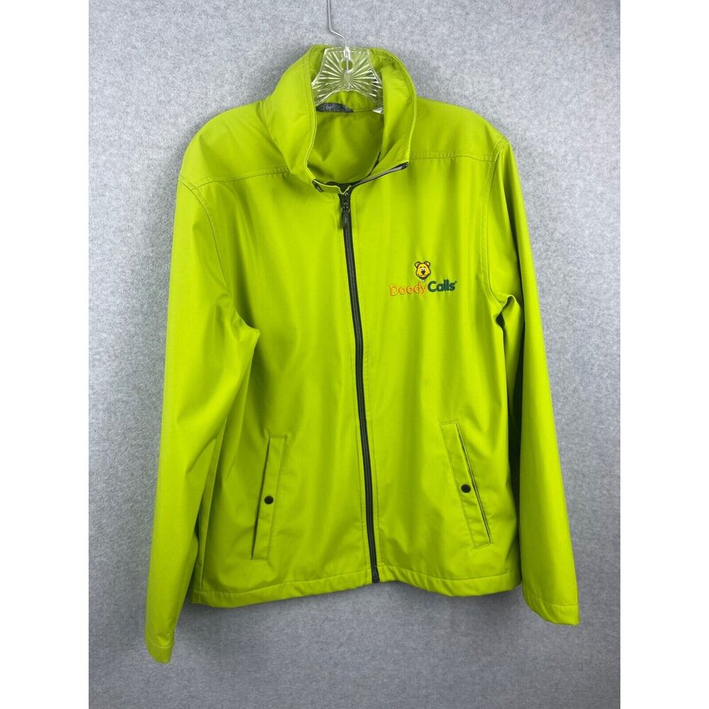Doody Calls Jacket Mens S Green Full Zip Employee Crew Worker Pet Waste Disposal